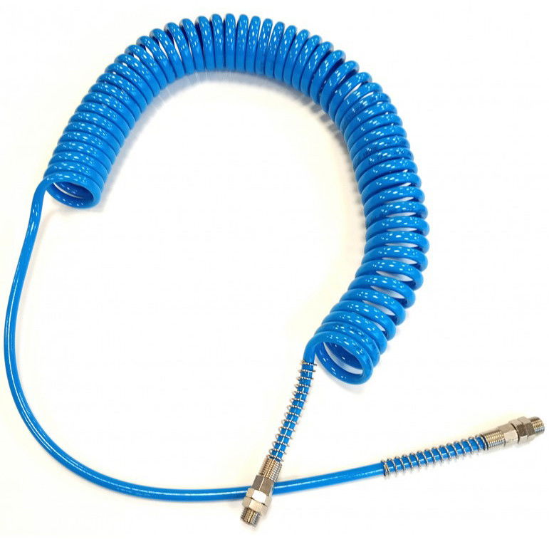 Rectus SPF812SB075R kalibrált Shore A 98 PU spiráltömlő forgó csavarzattal, kék, 12x8x2 mm, 7.5 m hosszú termék fő termékképe
