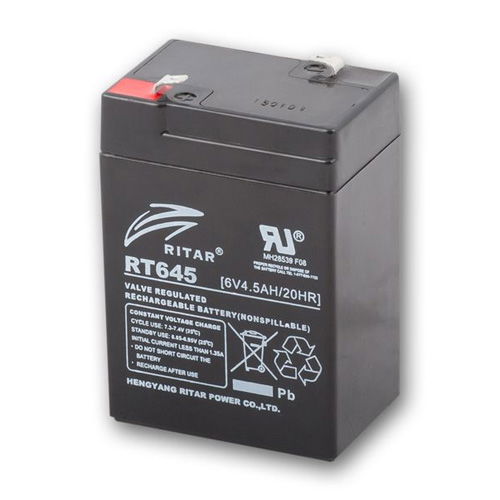 Ritar RT645-F1 zárt ólomakkumulátor 6 V/4,5 Ah termék fő termékképe
